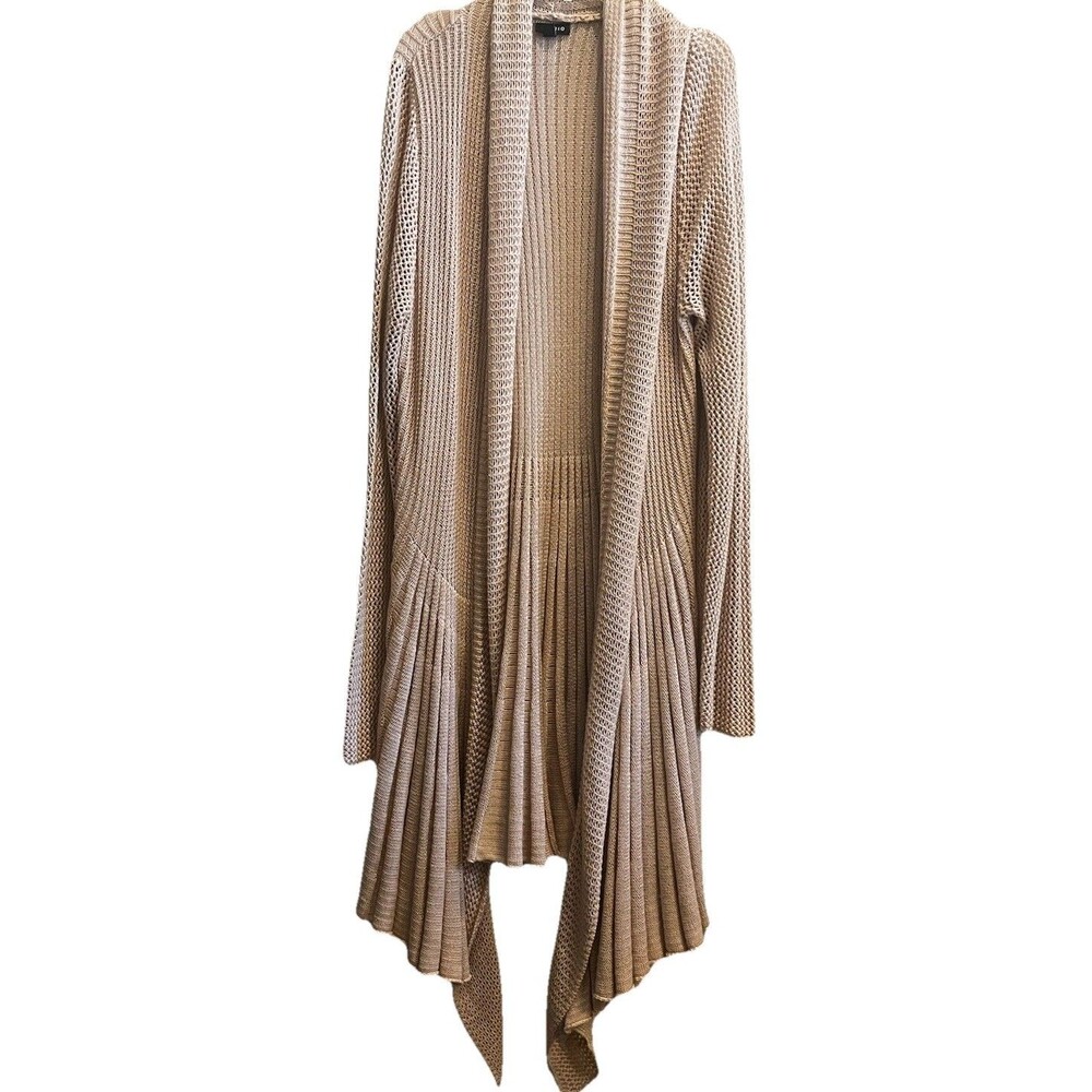 Torrid Women’s Open-Front Ribbed Knit Cardigan Size 3 Versatile Light Peach - Picture 1 of 4